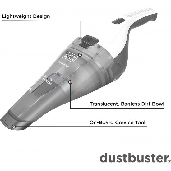 BLACK+DECKER dustbuster QuickClean Cordless Handheld Vacuum