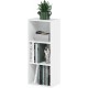 3 Shelf Bookcase Modern and Minimalist Bookshelf for Living Room, Bedroom Office Made with Sustainable Reforestation Wood