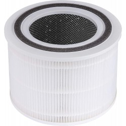 LEVOIT Core 300 Air Purifier Replacement Filter, 3-In-1 Filter, Efficiency Activated Carbon, Core300-RF,White