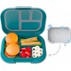 Bentgo Kids Chill Lunch Box - Confetti Designed Leak-Proof Bento Box & Removable Ice Pack - 4 Compartments, Microwave & Dishwasher Safe