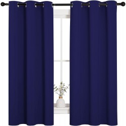 NICETOWN All Season Thermal Insulated Solid Grommet Top Blackout Curtains/Drapes/Panels for Kid's Room