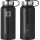 Sports Water Bottle Straw Lid Leak Proof Stainless Steel Gym & Sport Bottles for Men, Women & Kids - Double Walled, Insulated Thermos, Metal Canteen